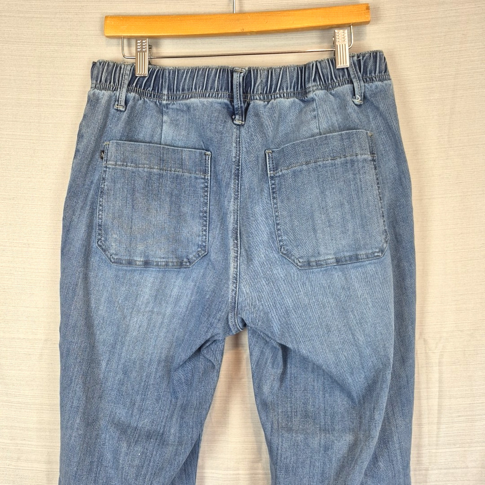 Judy Blue Jeans Womens 11/30 Black Jogger High Waist Drawstring Stretch JB88496 - Picture 10 of 16